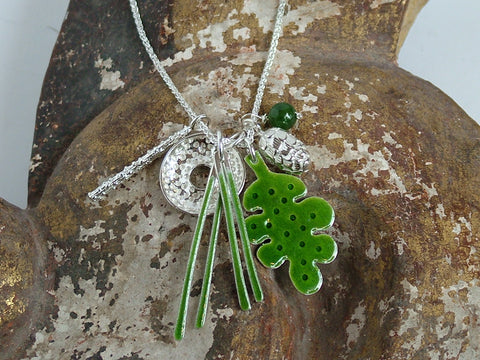 Large Hawthorn Cluster Pendant