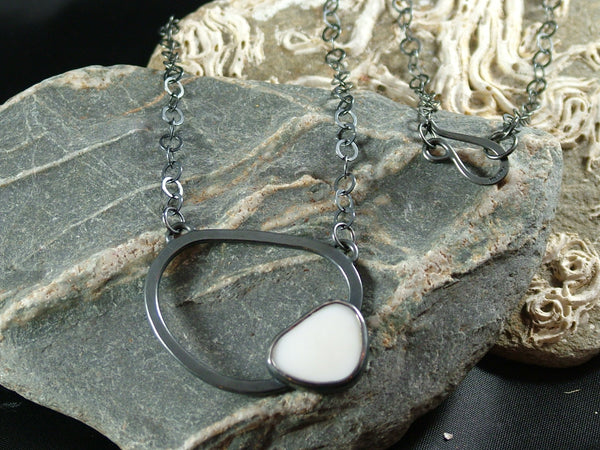 Single Pebble Necklace