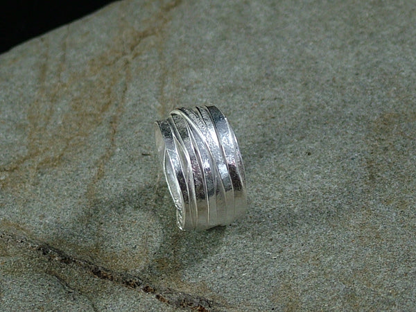 Large Silver Wrap Ring