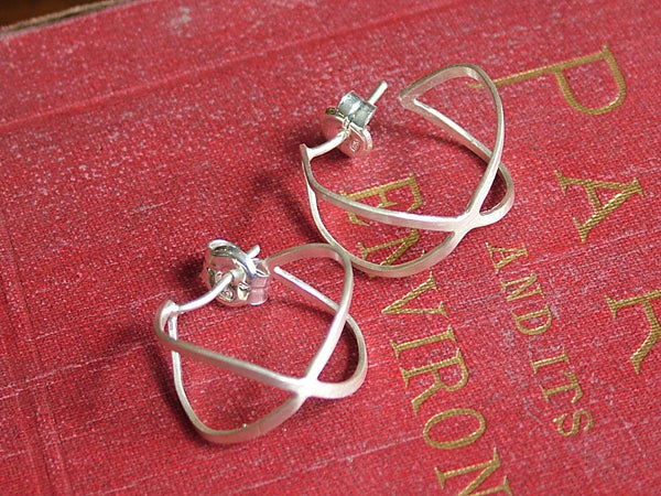 Mini Creole Earrings Silver