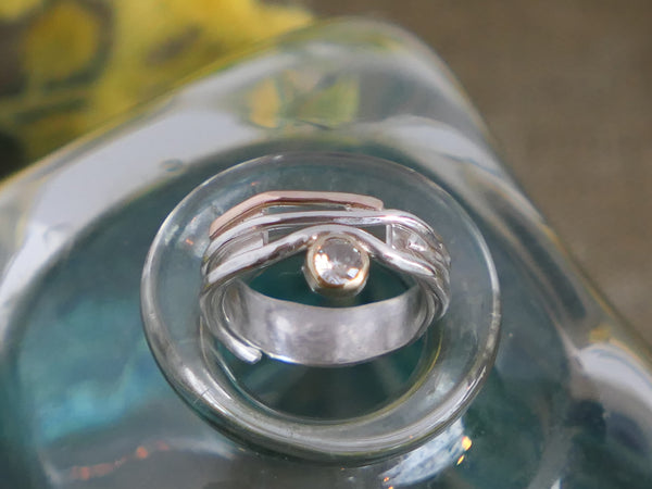Misu Ring with White Topaz