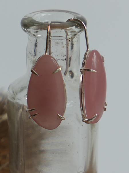 Strawberry Quartz Drop Earrings