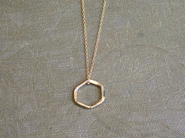 Small Hexagon Pendant