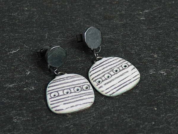 Box Studs with Drop Detail