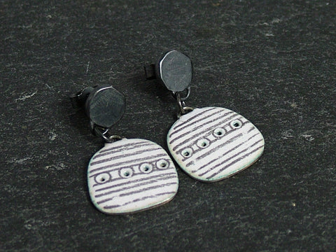 Box Studs with Drop Detail