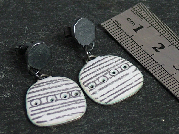 Box Studs with Drop Detail