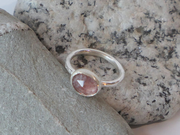 Strawberry Quartz Ring