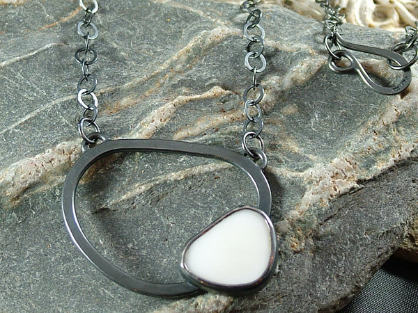 Single Pebble Necklace