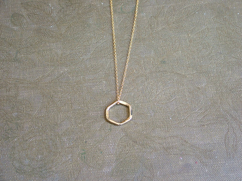 Small Hexagon Pendant