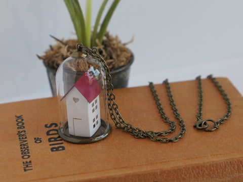 Paper House Miniature Dome Necklace