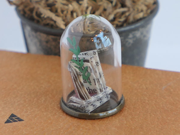 Paper Library Miniature Dome Necklace