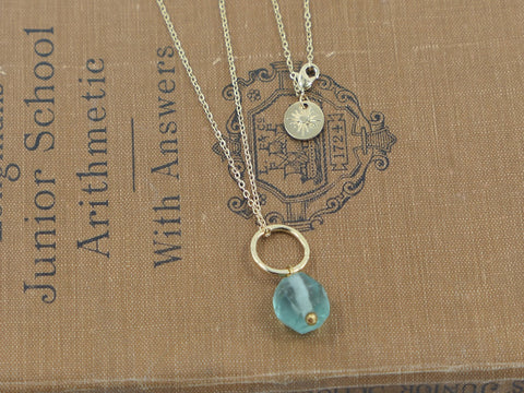 Lottie Pendant with Recycled Glass